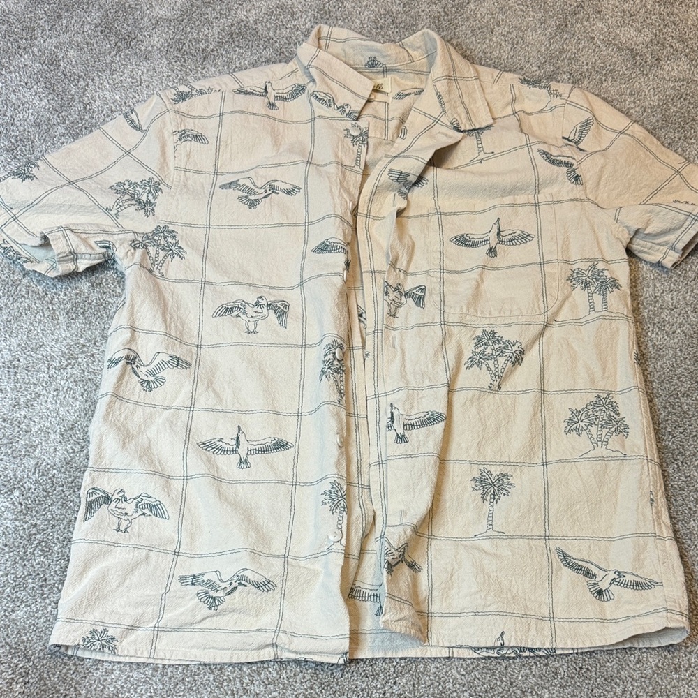 Madewell Embroidered Button Down